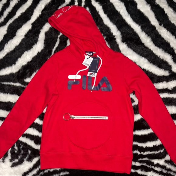 FILA + Pierre Cardin Circle Hoodie Sweatshirt - Picture 1 of 4